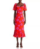 RHODE Ramona Dress - Scarlet Bombay Bloom