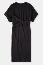 Closed Jersey Wrap Dress - Black