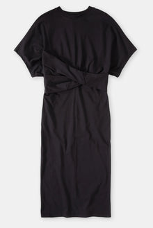 Closed Jersey Wrap Dress - Black