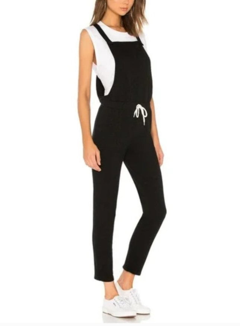 Monrow Overall With Patch Pockets - Black