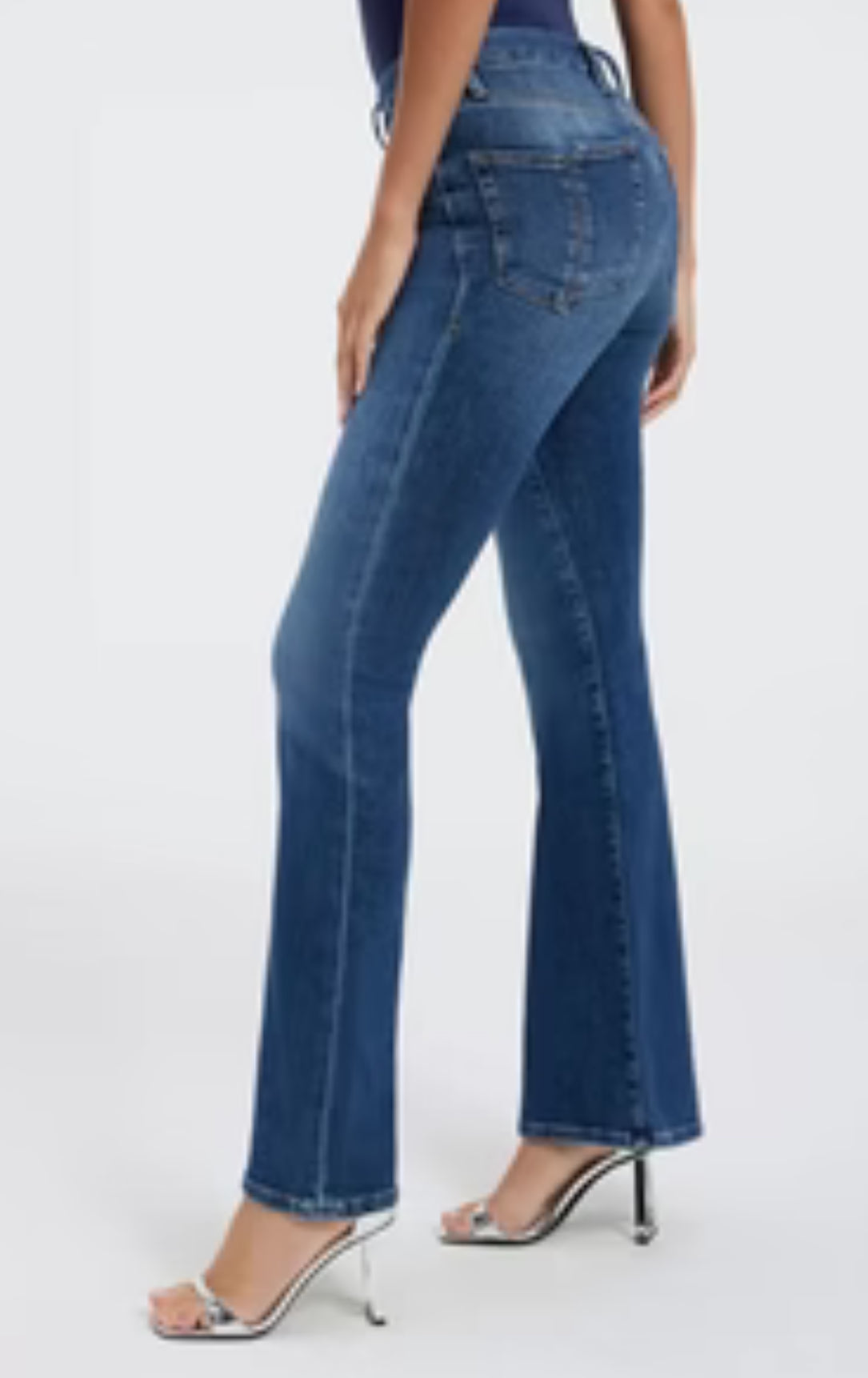 Good American Good Legs Flare Cashmere Jean - Indigo 329