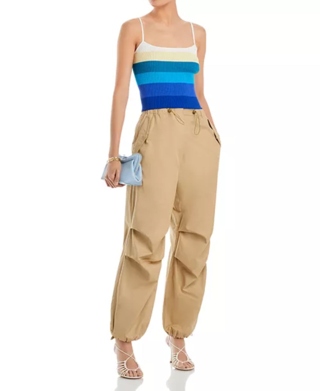 STAUD Soleil Top - Pacific Stripe