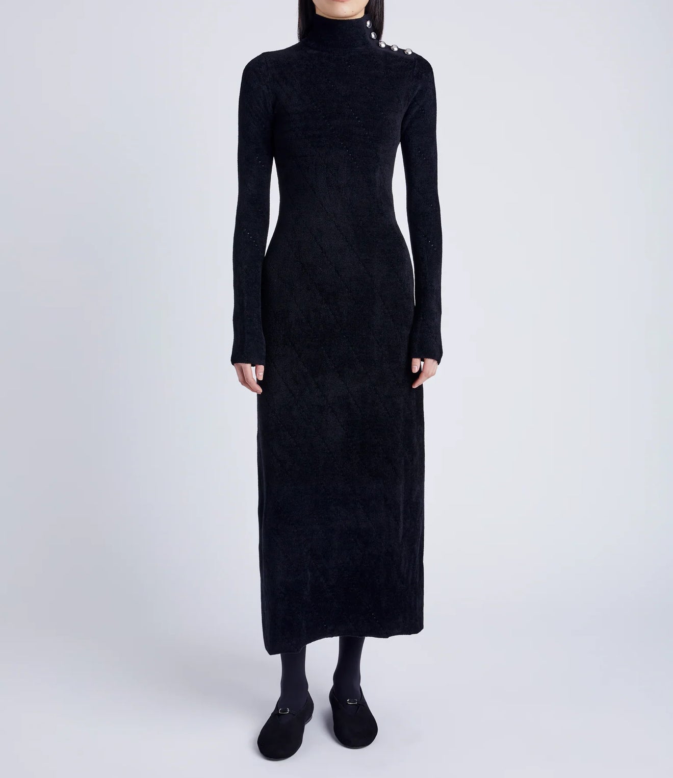 Proenza Schouler White Label Jude Knit Dress - Black