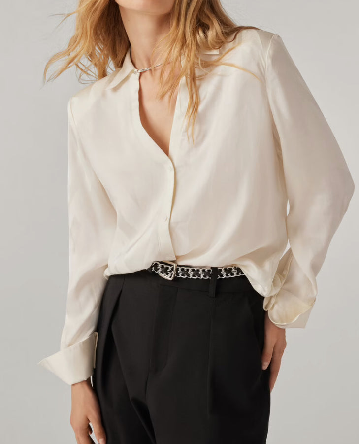 ba&sh Betsey Super Feminine Blouse - Off White