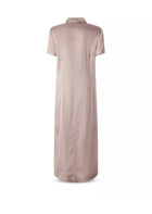 PINKO Washed Satin Polo Dress - Zephyr Pink