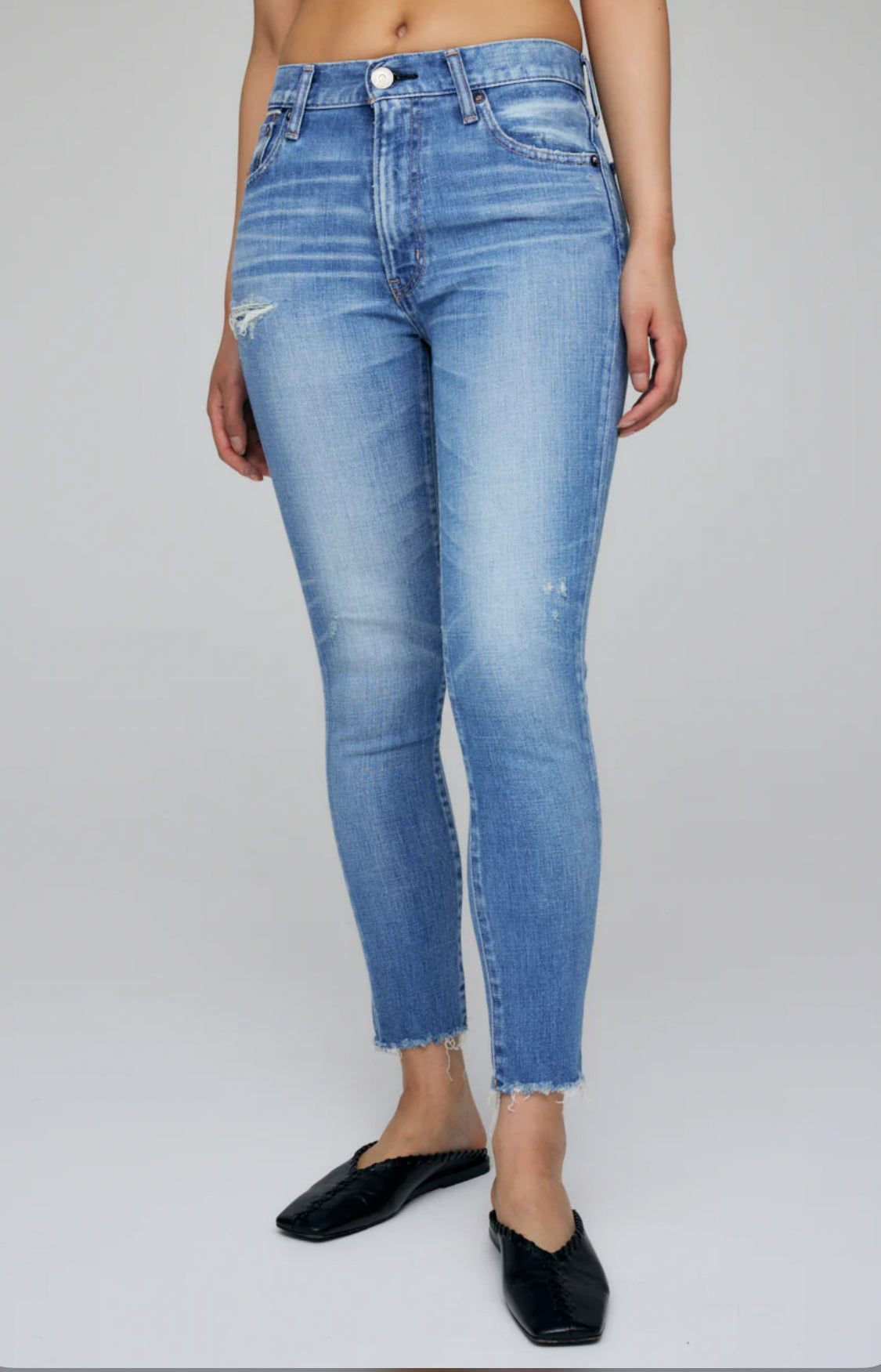 Moussy Vintage Hammond Skinny Jeans - Blue