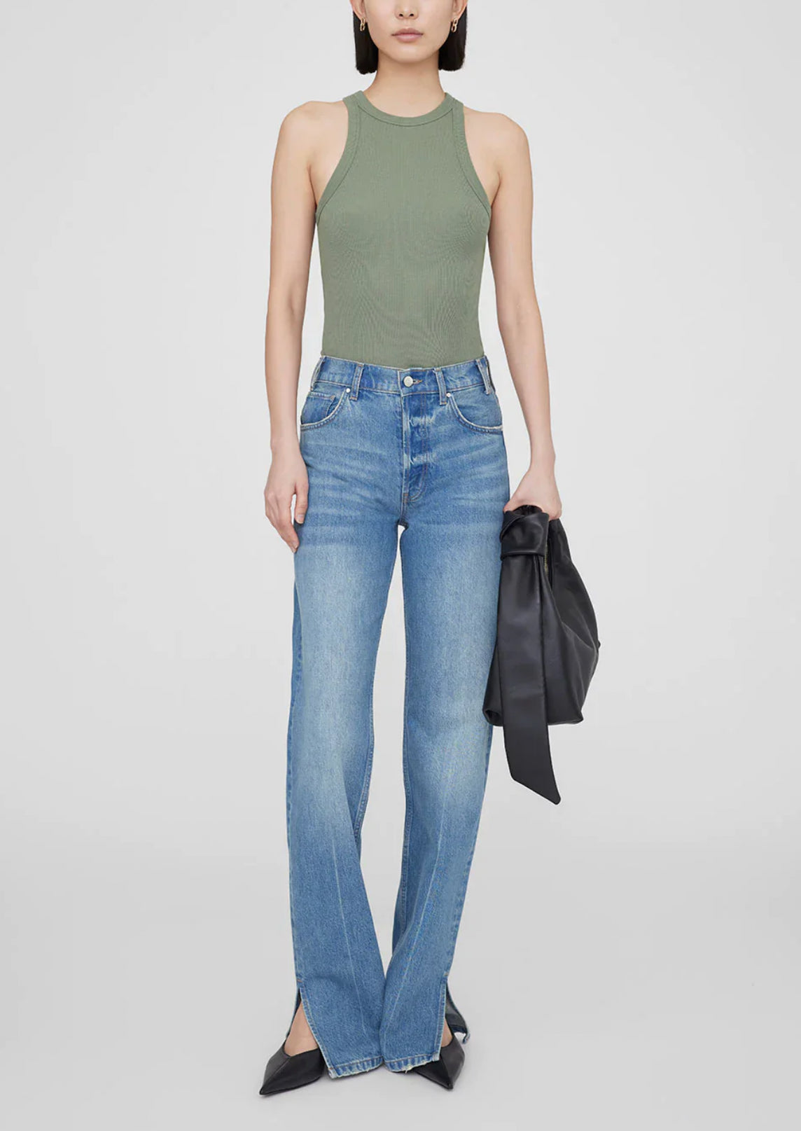 Anine Bing Eva Tank - Artichoke