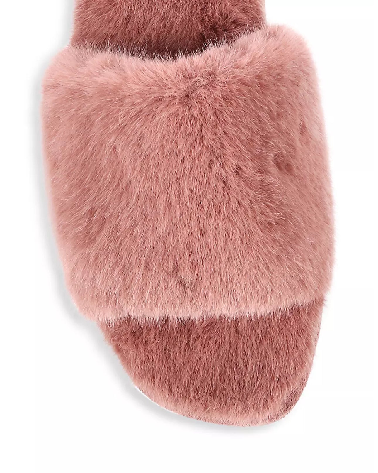 rag & bone Eira Faux Shearling Slides - Sweetie Rose