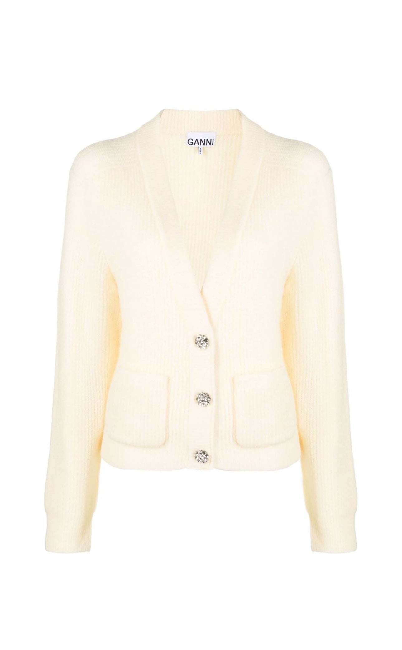 GANNI Cardigan - Cream