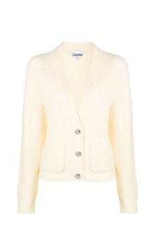 GANNI Cardigan - Cream