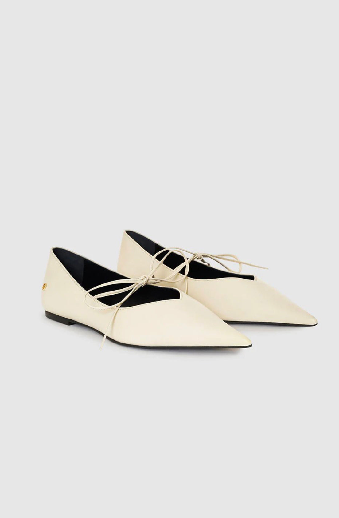 Anine Bing Nikki Flats - Ivory