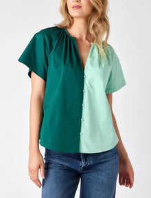 Crosby By Mollie Burch Cooper Top - Botanical Colorblock