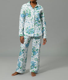 Matouk Luca Pajama Set - Pomegranate Sea