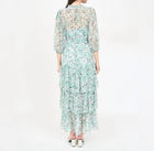 Christy Lynn Sara Dress - Teal Vintage Floral
