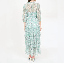 Christy Lynn Sara Dress - Teal Vintage Floral