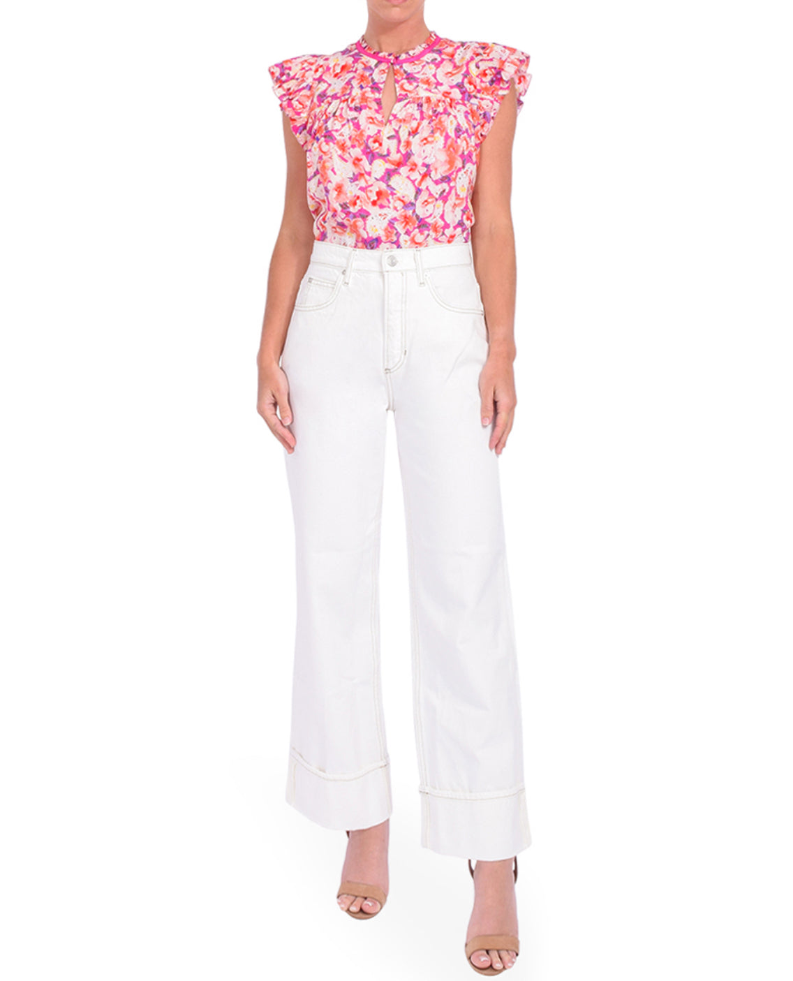 ba&sh Derick Top - Fuchsia