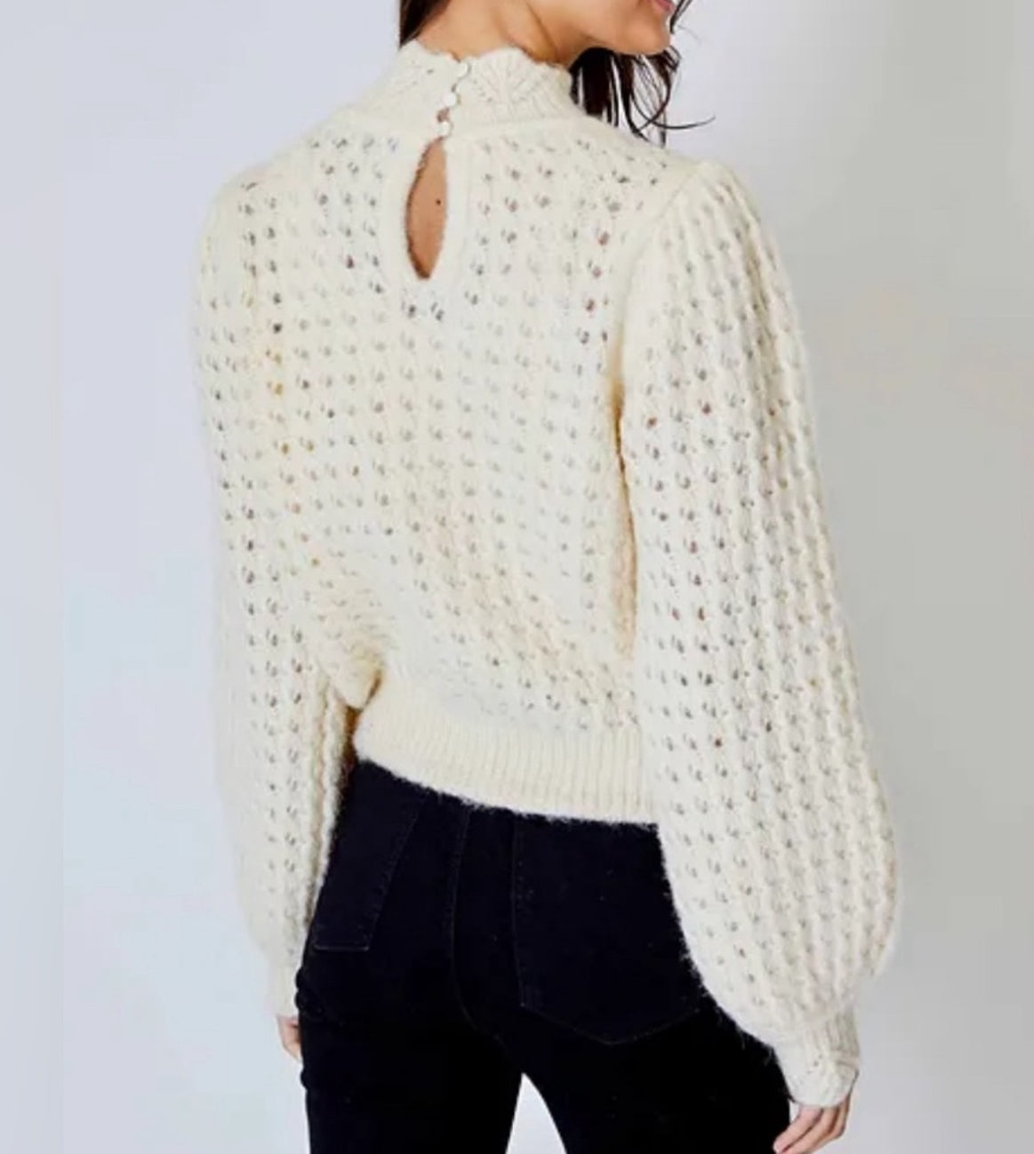 dh New York Talia Sweater - Ivory
