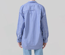 Citizens of Humanity Kayla Shirt - Navy Mesa Stripe