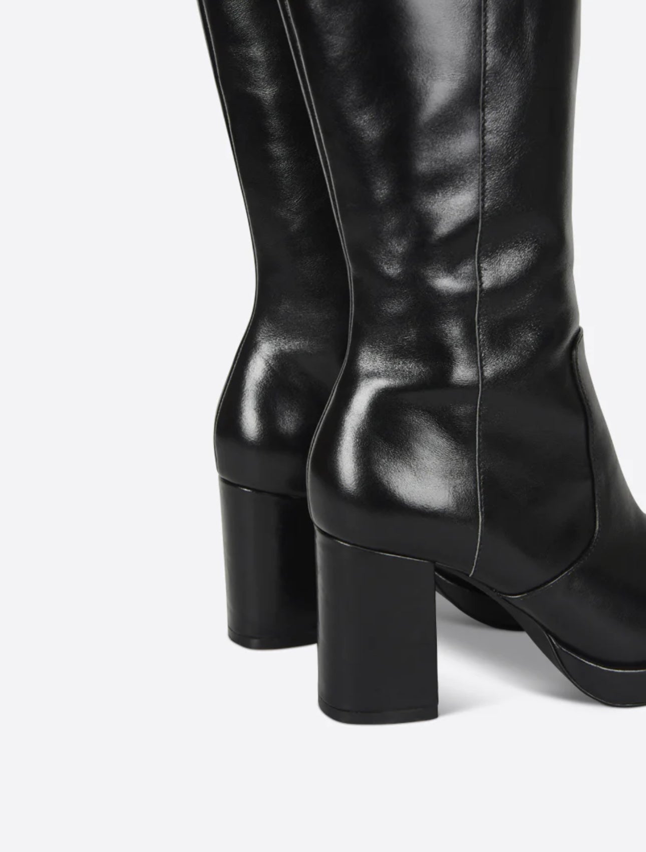 Intentionally Blank Raquel Knee High Leather Boot - Black