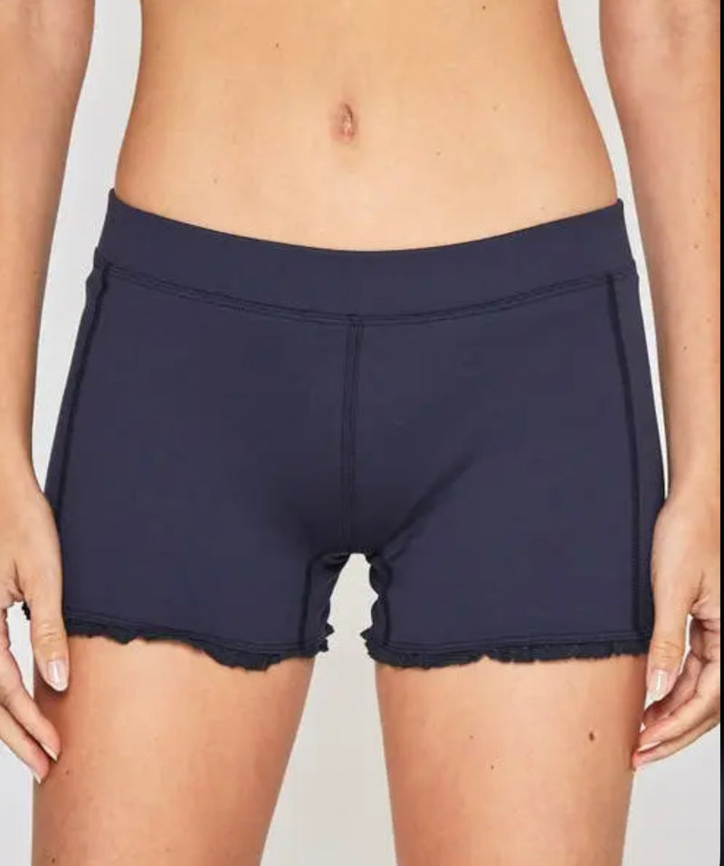 L'Etoile Sport Lace Trim Short - Navy