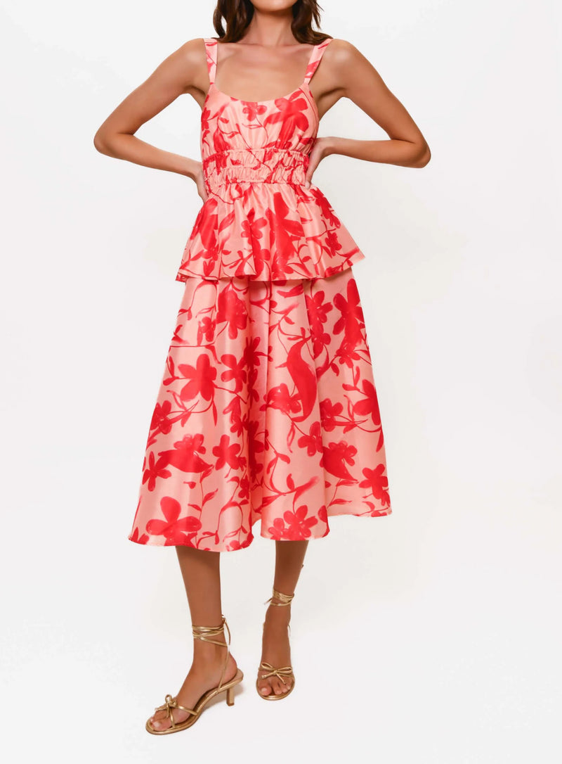 Hutch Desirae Dress - Lipstick Floral