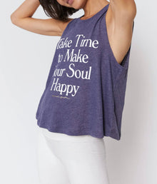 Spiritual Gangster Take Time Crop Tank