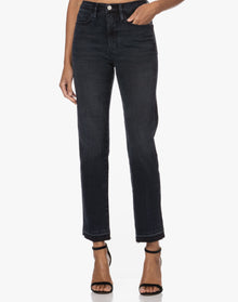 Frame Le Sylvie Slender Straight Jeans - Plymouth