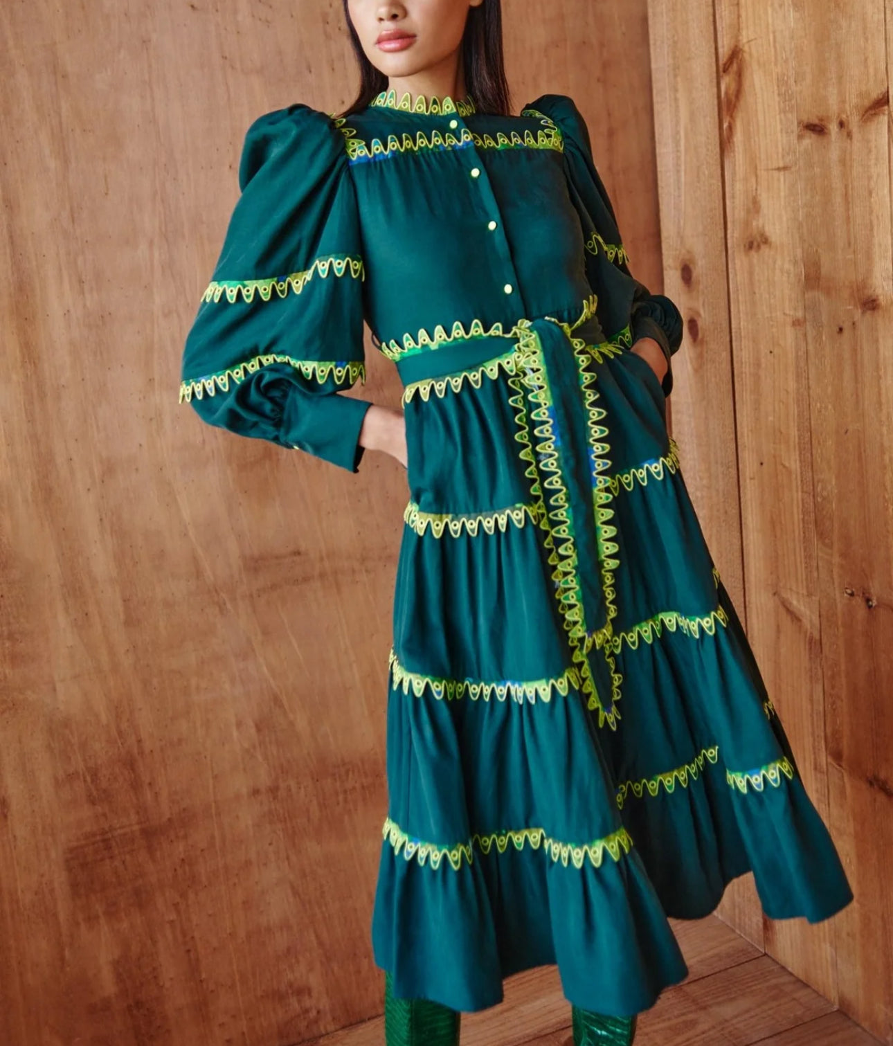 CeliaB Hasu Dress - Green