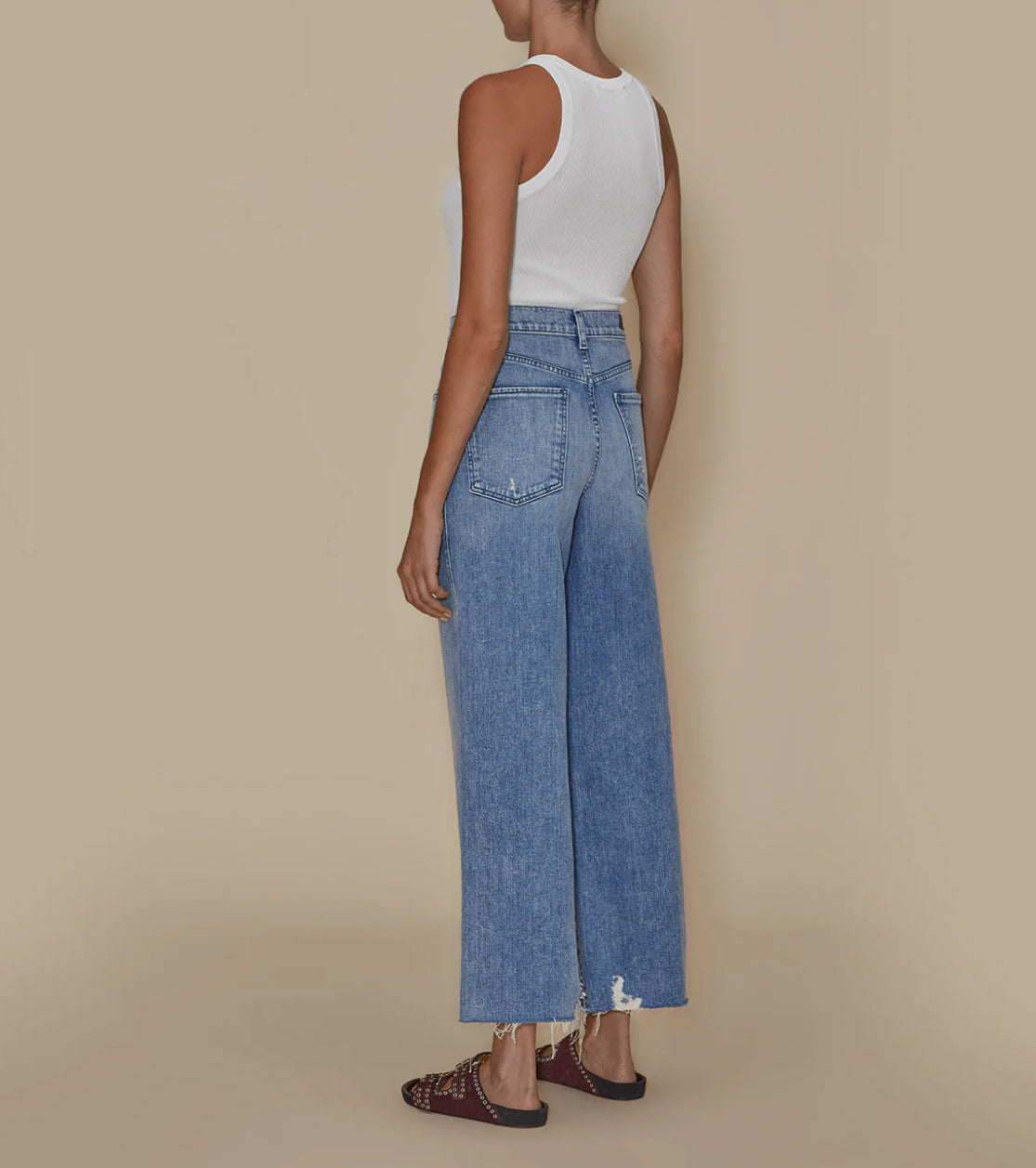 LE JEAN Juliette Wide-Leg Jeans - Beach House