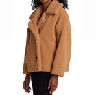 Spencer Faux Shearling Teddy Coat - Camel