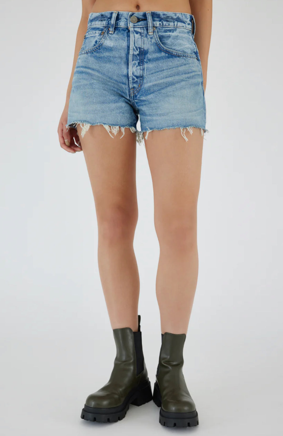Moussy Vintage Troppard Shorts - Light Blue