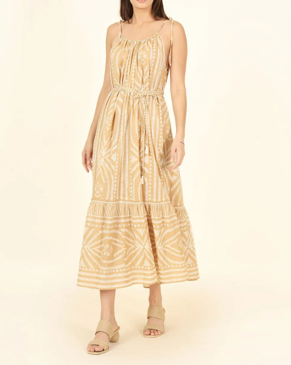 Omika Mariana Maxi Dress - Jolie Macadamia