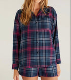 Z Supply Road Trip Plaid Shirt - Midnight Blue