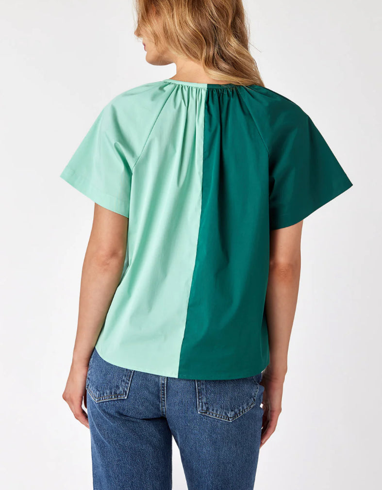 Crosby By Mollie Burch Cooper Top - Botanical Colorblock