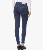 IRO Jarod Crop Frayed Hem Skinny Jeans - Blue