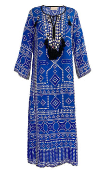 Miss June Jorja Dress - Blue/White