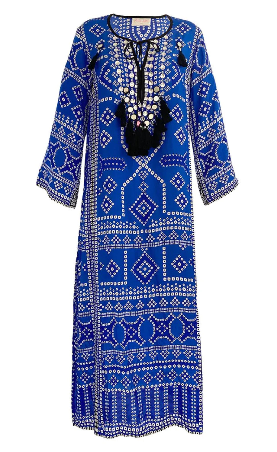 Miss June Jorja Dress - Blue/White