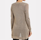 L'Agence Millie V-Neck Cardigan - Taupe