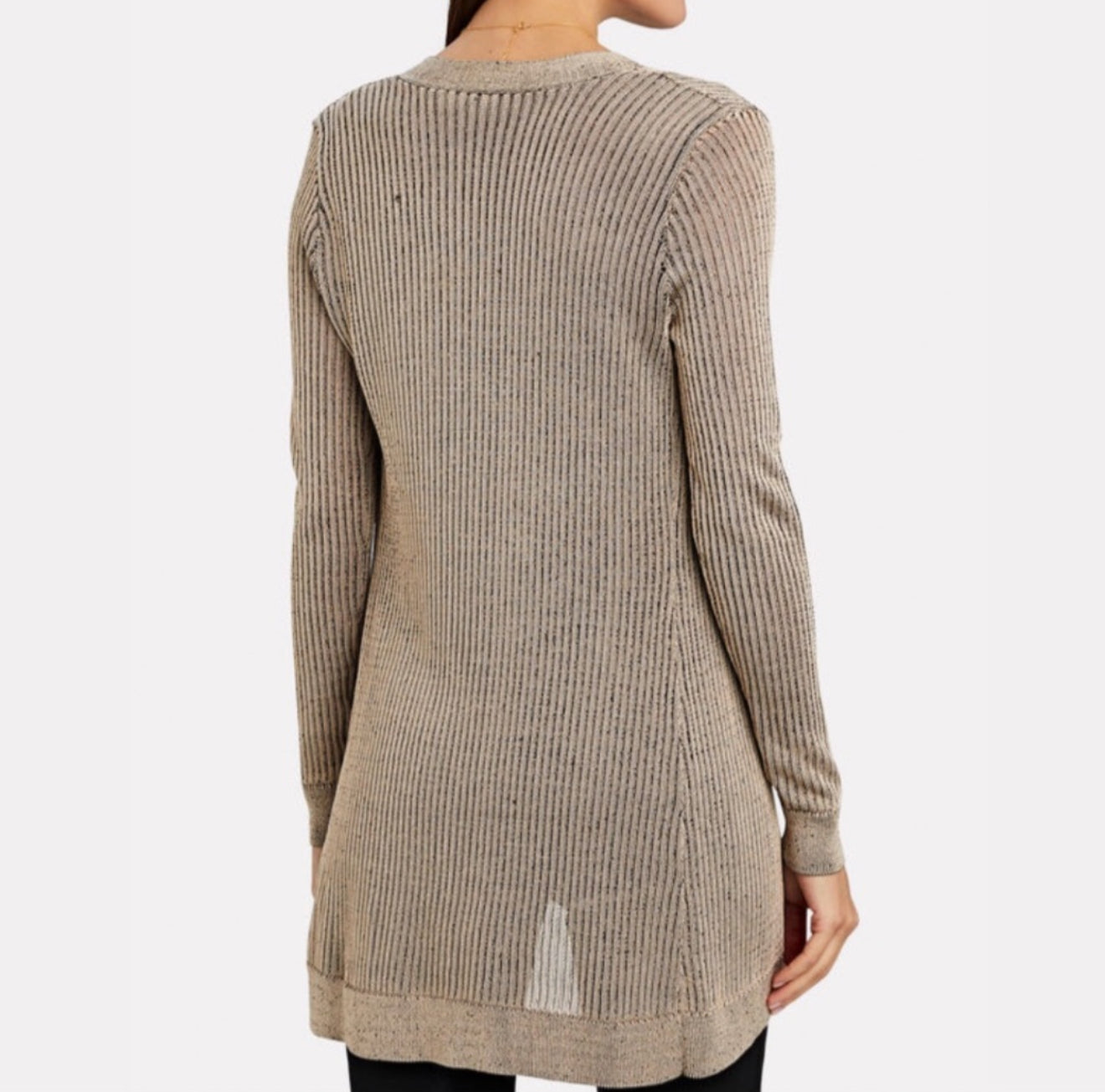 L'Agence Millie V-Neck Cardigan - Taupe