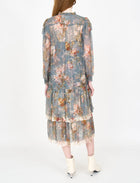 Christy Lynn Gianna Dress - Blue Brocade