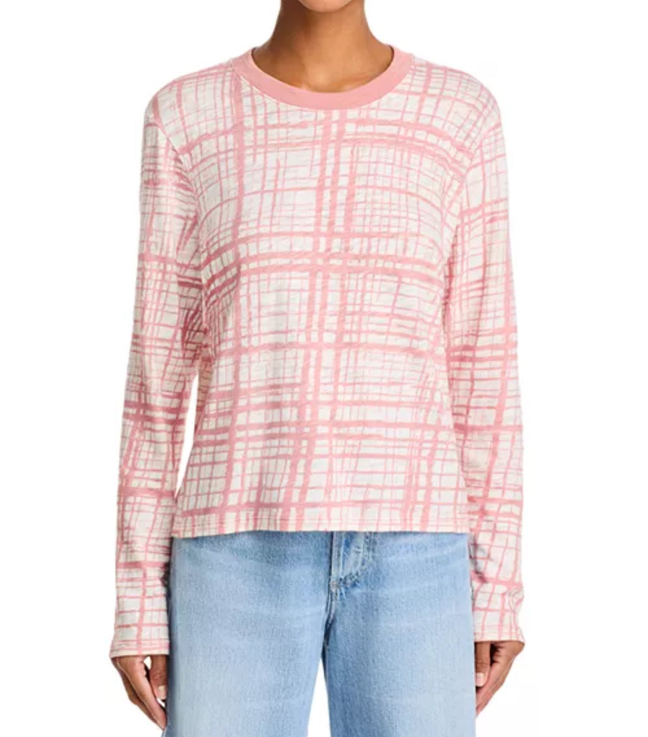 ATM Slub Jersey Tee - Faded Rosewood Chalk