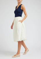 Current Air Bubble Skirt - Cream