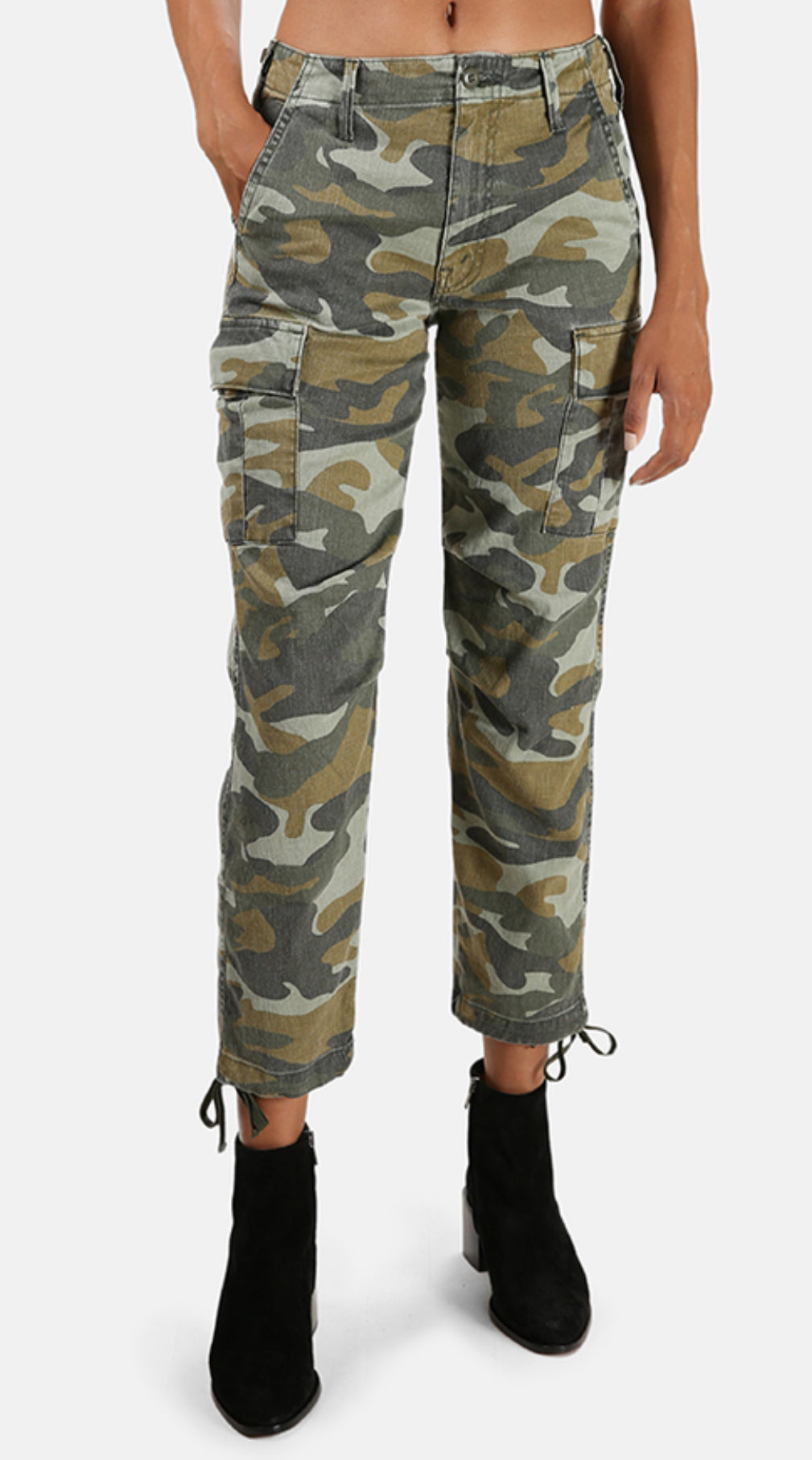 MOTHER Sir, Yes Sir! Pants - Finding Strength Camouflage