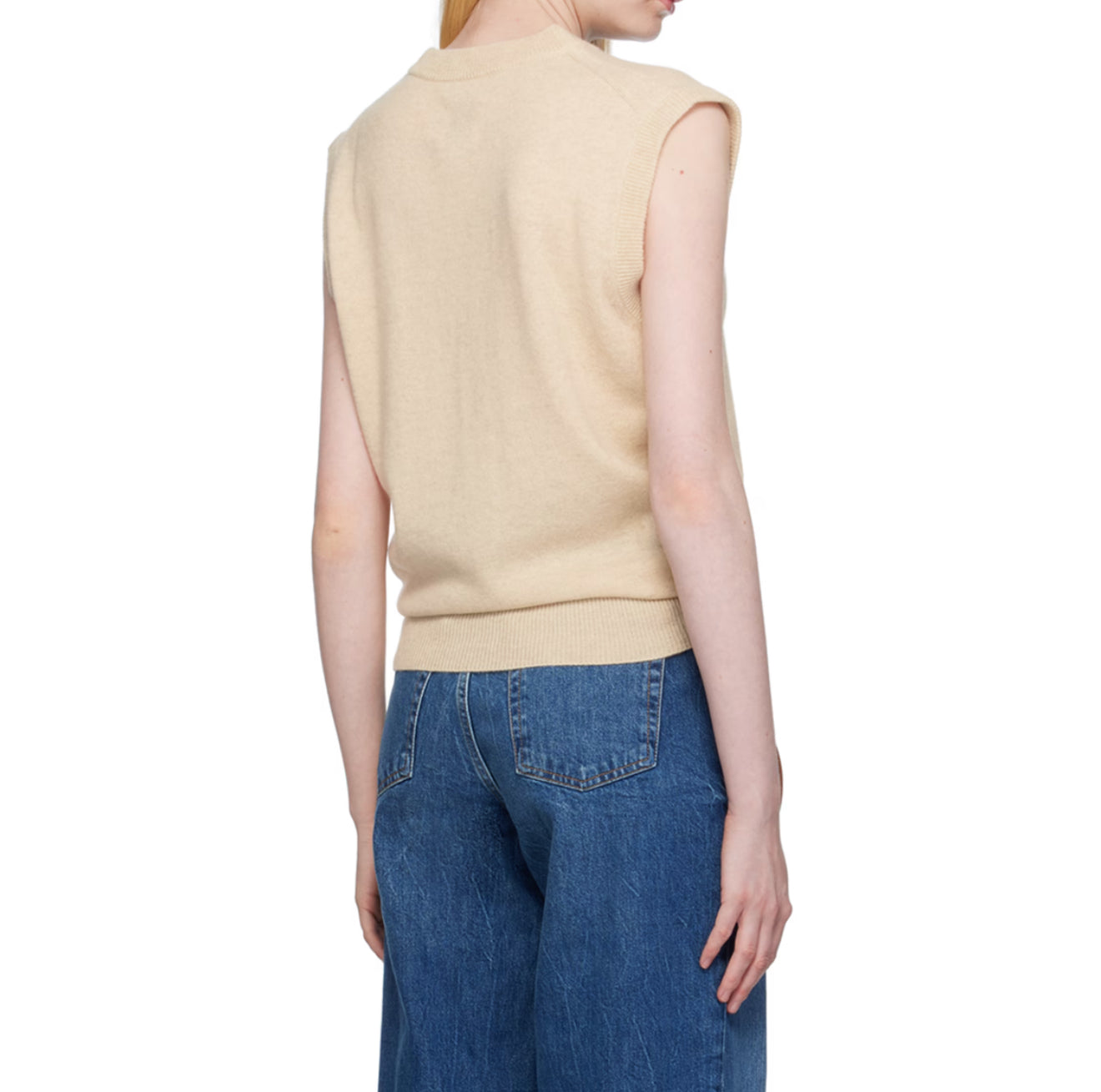 Anine Bing Ronan Cashmere Sweater - Beige