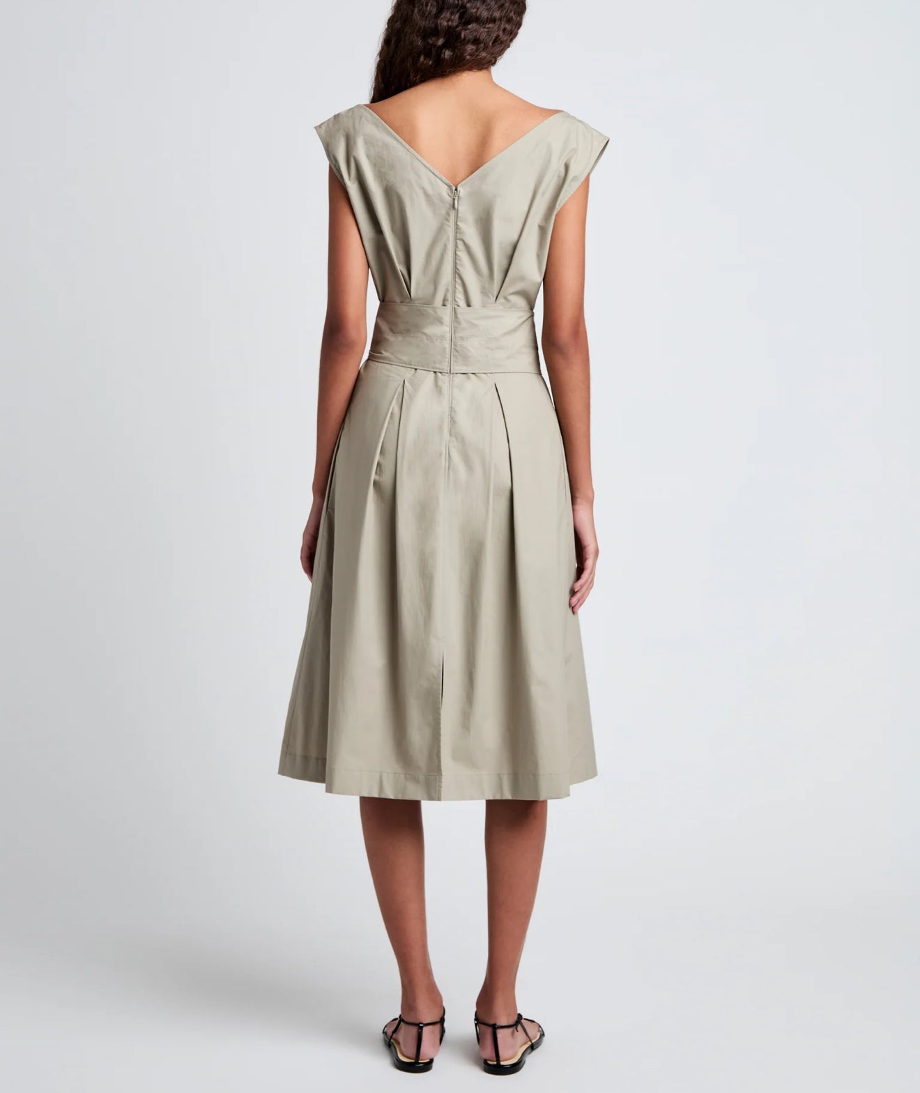 Proenza Schouler White Label Caro Dress - Granite