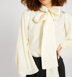 MILLE Gigi Silk Top - Ivory