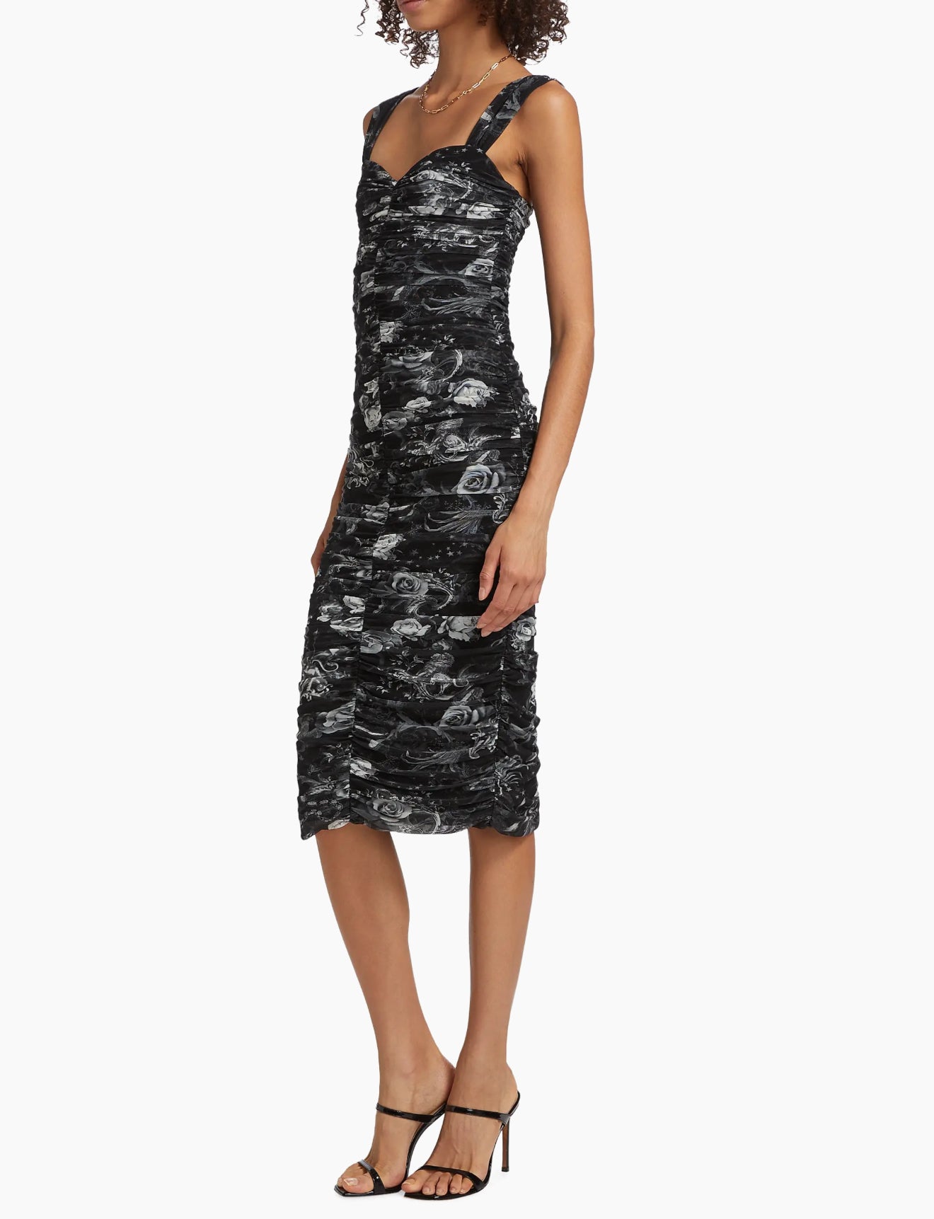 L’Agence Winslow Dress - Black Multi Zodiac