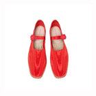 Loeffler Randall Clover Red Moiré Espadrille