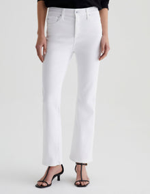 AG Jeans Farrah Mid-Rise Boot - Gallery White