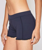 L'Etoile Sport Lace Trim Short - Navy